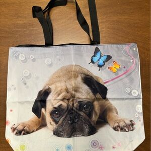 Travel foldable high capacity shoulder shopping bag NWT